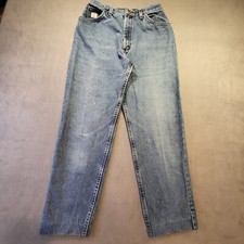 Vintage Wrangler Womens 26x27 Straight Leg Jeans Medium Wash Mom Western Altered