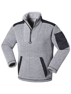 Pionier Workwear Wirkflor Troyer W0 82001 hellgrau Teddy Webpelz Pullover