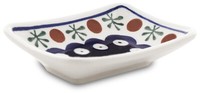 Bunzlauer Keramik Sushi- SojasoßEn Teller Rechteckig 10×6,50×2 Cm Dekor 41