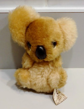 Vtg 1979 RUSS BERRIE KOALA BEAR PLUSH Stuffed Animal Toy Brown Korea Small 5"