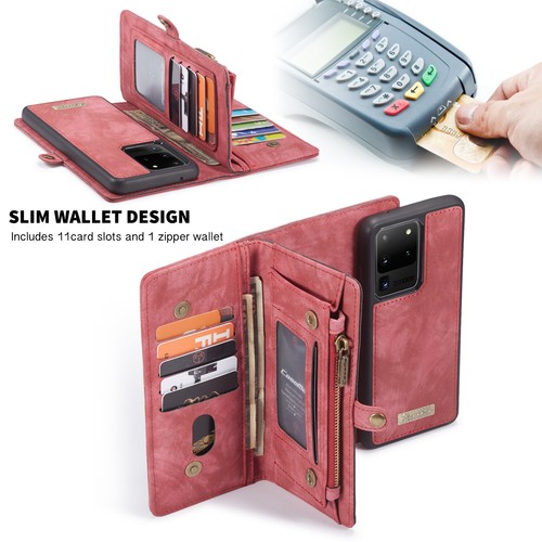 Detachable Magnetic Wallet Flip Case Cover For Samsung S25 S24 S23 Ultra S21 FE - Picture 29 of 49