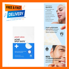 Acne Spot Dots Hydrocolloid Patches 60 Count for Face Absorbs Gunk Protects