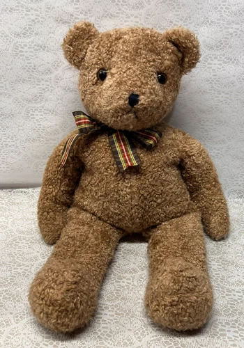 TY Classic Beanie Baby Curly Bear 24” Plush Vintage 1991 Retired Brown Stuffed