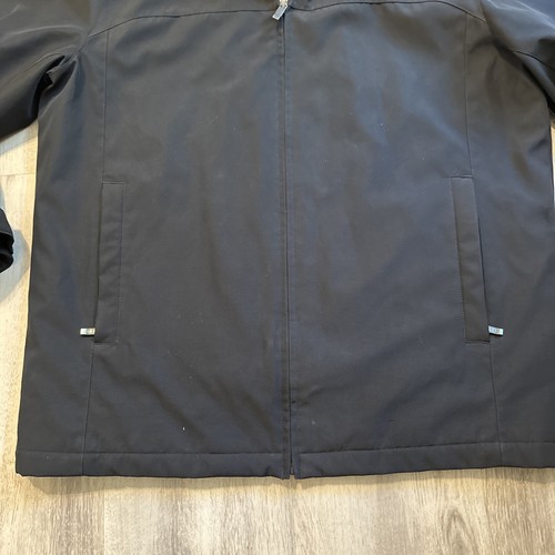 Weatherproof Men Size XL Black Nylon Fleece Lined Hooded Winter Snow Jacket - Picture 4 of 13