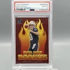 2024 Panini Donruss Red Hot Rookies Drake Maye Patriots PSA 8 #RHR-DME