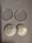 Lot of 2 - 2023 $1 American Silver Eagle 1 oz BU