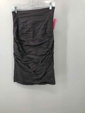 Pre-Owned Nicole Miller Artelier Grey Size 8 Pencil Skirt