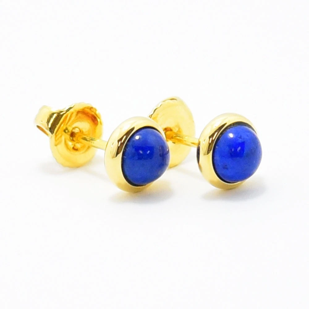 TIFFANY & CO. Peretti Lapislazuli Ohrringe 18K Gold 750 Neu Poliert