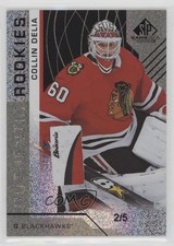 2018 Upper Deck SP Game Used Authentic Rookies Black 2/5 Collin Delia #167 11pm