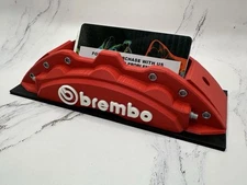 Brembo Brake Caliper Business Card Holder – Automotive Desk Display