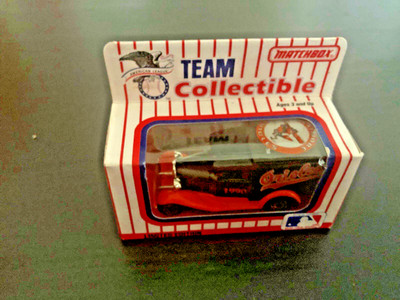 MLB White Rose Die Cast 1:64 Scale 1990 Baltimore Orioles Delivery Truck