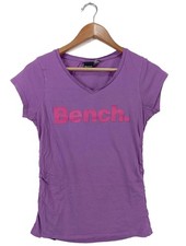 BENCH T-shirt imprimé Dames Haut T EU 36 violet-rose style décontracté