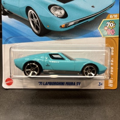 Hot Wheels 2025 Case G '71 LAMBORGHINI Miura SV Light Blue | eBay