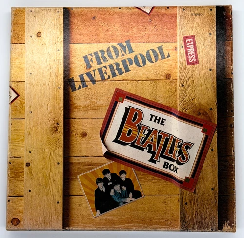 The Beatles From Liverpool Box Set 8LP Japan Vinyl w/ Lyrics VG+