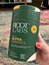 Root Labs Alpha Gummies Shilajit Ashwagandha Maca Vegan 60 ct
