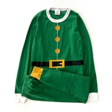 Hanna Andersson Elf Long John Pajamas In Organic Cotton Unisex Size XS