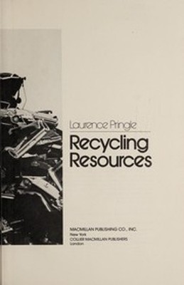 Recycling Resources Hardcover Laurence Pringle