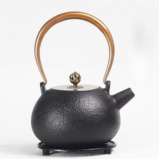 Gusseisen Teekanne Trivet Haushalt Becher Kissen Tee Wasserkocher