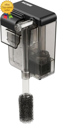Slim Aquarium Filter, Quiet Fish Tank HOB Filters for up to 5 Gallon Aquariums,