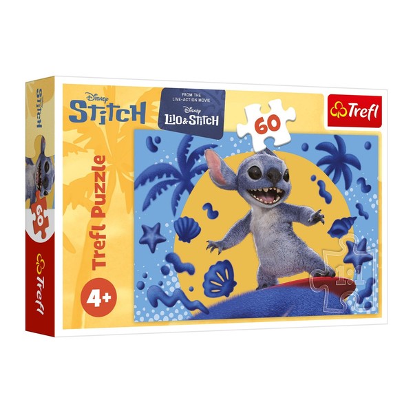Puzzle 60 Teile Lilo & Stitch Bunt FüR Kinder Ab 4 Jahren - Trefl Spielzeug-image