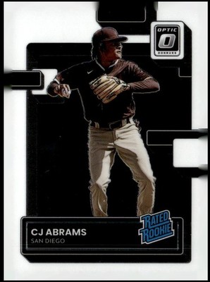 CJ ABRAMS 2022 PANINI DONRUSS OPTIC RC RATED ROOKIE PADRES HY3