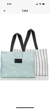 Aloha Collection Seaside Holo Holo Reversible Tote – Stylish Beach & Everyday Ba
