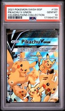 Imagen de Pikachu V-Union SWSH139 Pokemon Sword and Shield Promo PSA 10