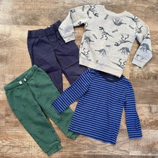 Bundle of Toddler Boy Pants and Long Sleeve Tops 3T Assorted Brands