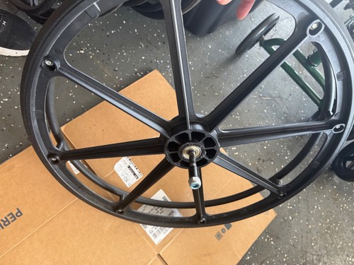 Medline K1 Guardian Basic Wheelchair Replacement Rear Wheel 24" - Picture 3 of 3