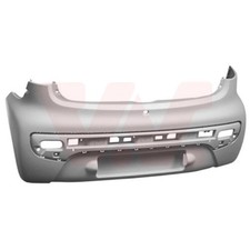 VAN WEZEL Stoßfänger Stoßstange hinten für Citroën C1 PM_ PN_ 1.0 1.4 HDi