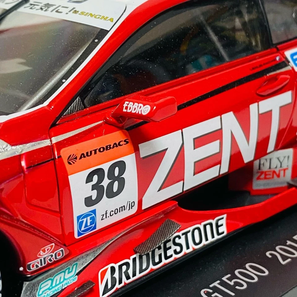 Near Mint EBBRO Lexus RC F GT500 2015 ZENT No.38 81028 1/18 Super GT JAPAN - Image 3 of 4