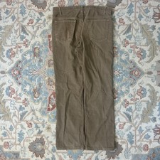 Vintage 70s Levi s 517 Beige Corduroy Jeans Pants 34x30 Bootcut Talon USA Made