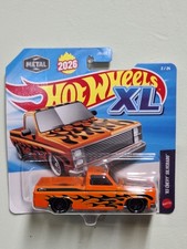   2026 Hot Wheels XL First Edition  83 Chevy Silverado Orange NIB VHTF   