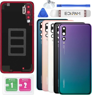 Back Glass Replacement for Huawei P20 Pro Back Cover Rear Housing with Camera