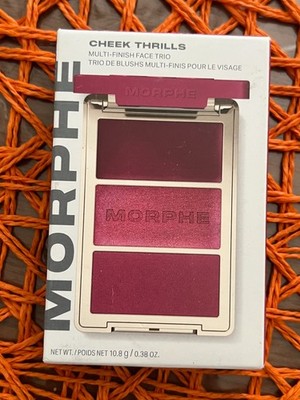 NIB MORPHE CHEEK THRILLS Multi-Finish Face Trio ''WINE & DINE''