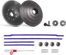 Ball Wheel +Plush Strips +Head Roller Set Compatible with Dyson V6 V7 V8 V10 V11