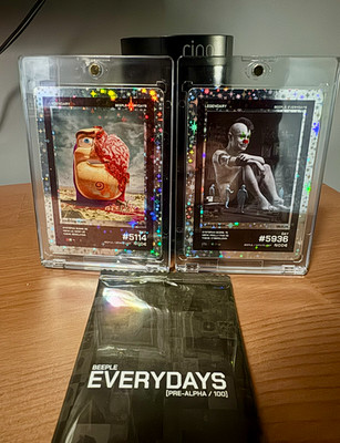 BEEPLE: EVERYDAYS Legendary 2 Karten Lot + Pack