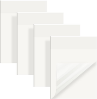 BläTter Transparente Haftnotizen, 200 Haftnotizen Set, 70×95 Mm Wasserfest Trans