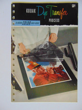 Vintage 1951 Kodak Dye Transfer Process Data Book