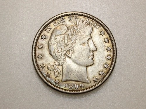 1899-P 50C BARBER SILVER HALF DOLLAR