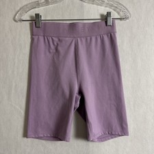 Varley Women's Size Small Purple Polyester High Waisted Biker Shorts