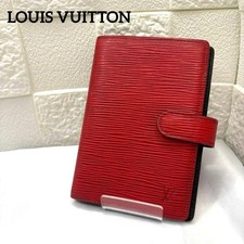 LOUIS VUITTON Epi Agenda PM Day Planner Cover Castilian Red