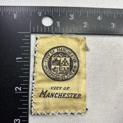 Vtg c 1910s CITY OF MANCHESTER Egyptienne Luxury Cigarette Silk 592T