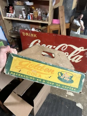 Very Rare Sun Drop Golden Cola Soda Bottle Carrier Crate - Image 1 of 4