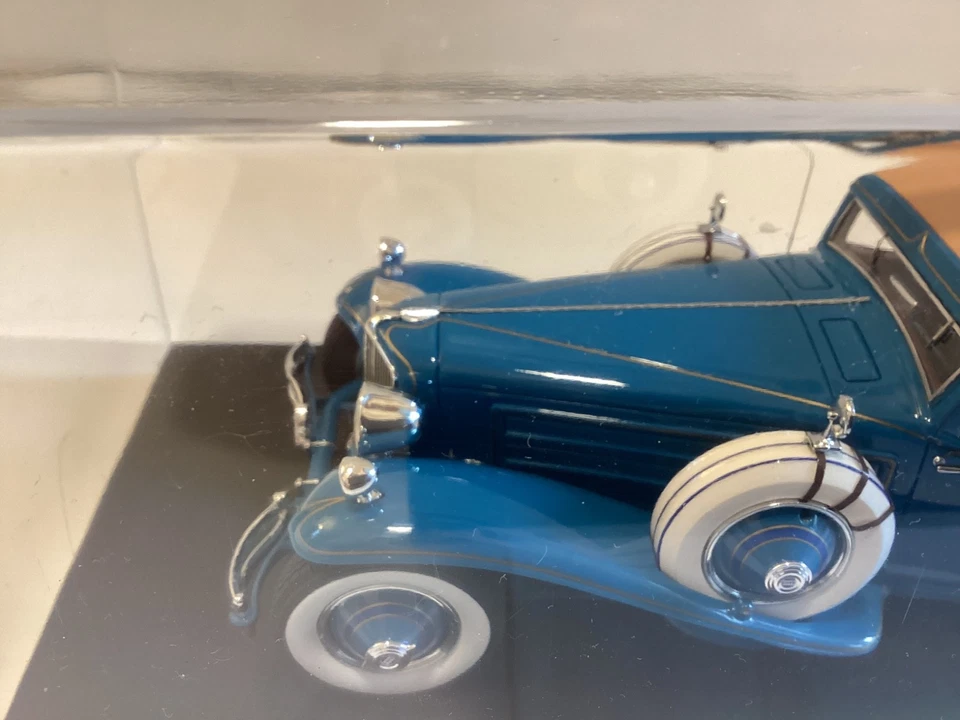 1929 Cord L-29, Coupé by Hayes for Count Sakhnoffsky, ESVAL 1:24, blau, blue - Bild 2 von 4