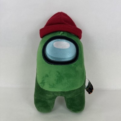 Toikido Among Us 12'' Green Red Hat Premium Soft Plush Toy with Tags Licensed