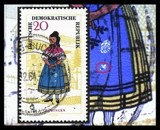 Volkstrachten (I) PF/DZ MNR 1078 gestempelt   (1078fR)