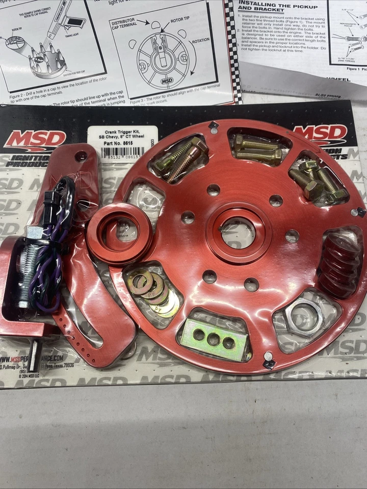 MSD 8615 SB Chevy 8" CT Kit de gatillo de manivela volante SLC- 748 Foto 2 de 4