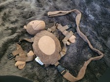 Gold Bug Brown Plush Stuffed Animal Monkey Pouch Bag Safety Child Harness #J2