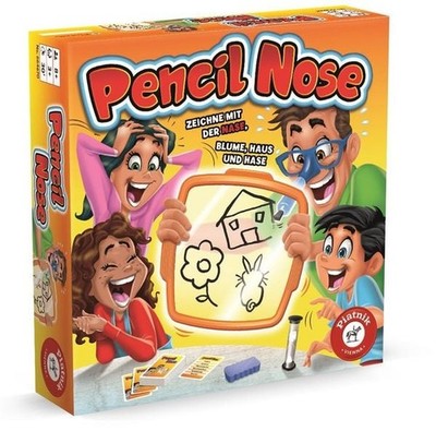 Pencil Nose Zeichne mit der Nase, Blume, Haus und Hase